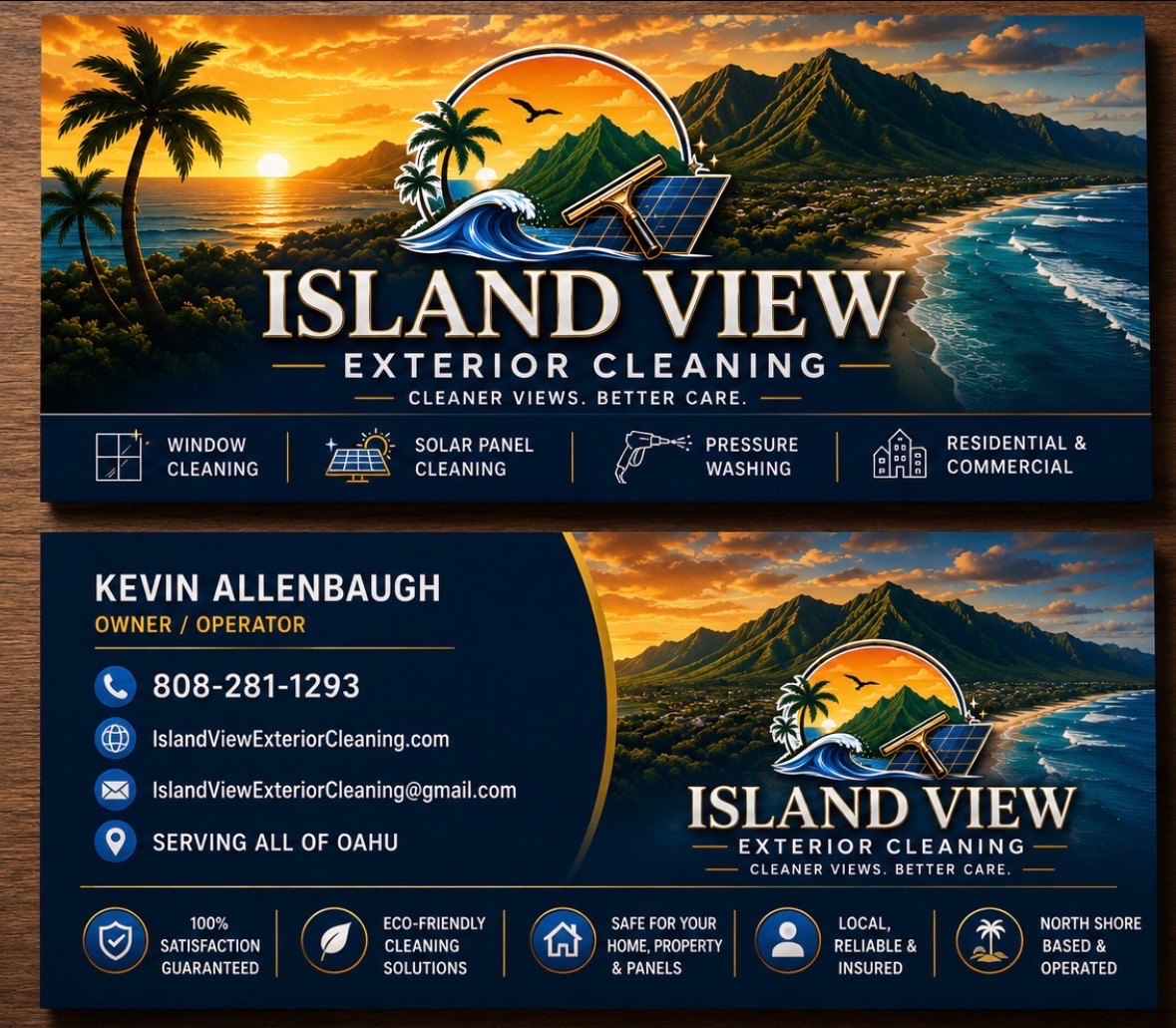 Island View business card